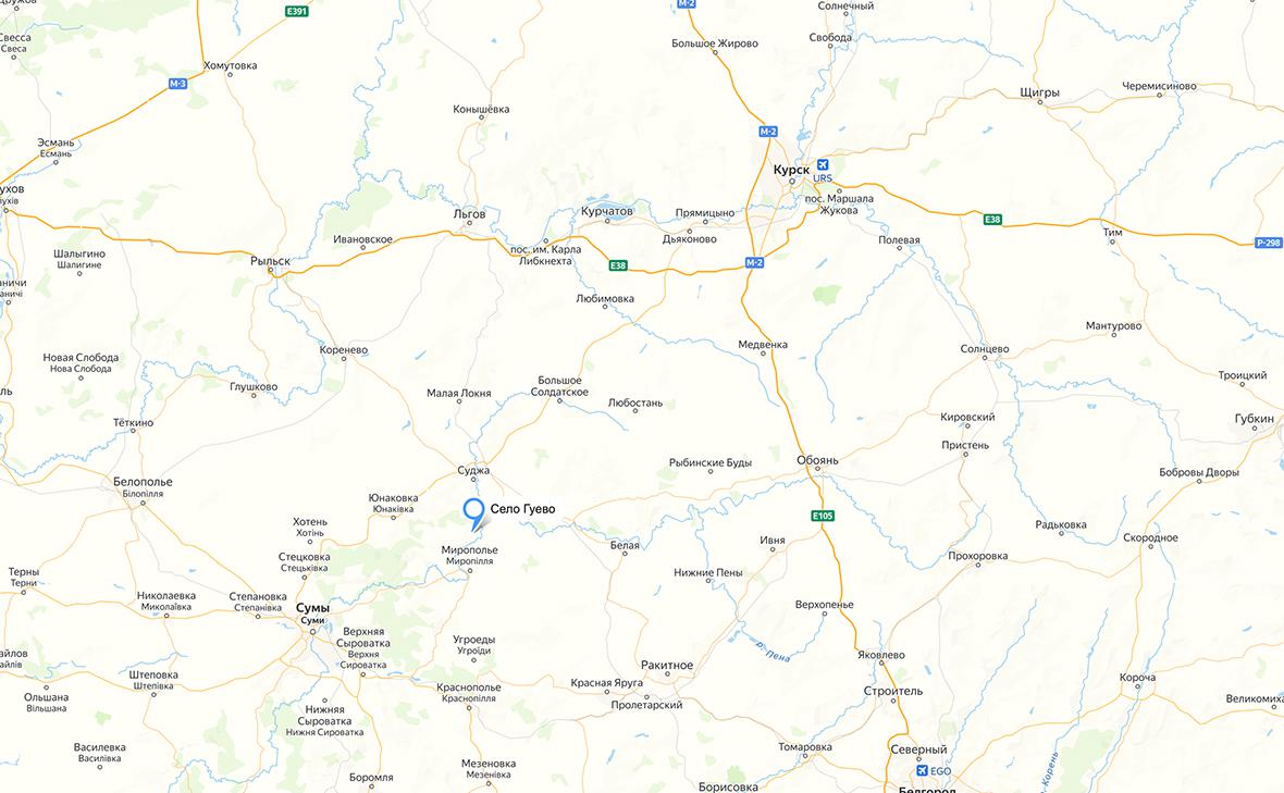 Один человек пострадал при обстреле курского села Гуево